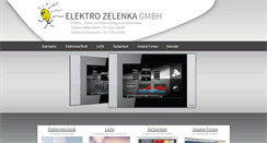 Desktop Screenshot of elektro-zelenka.at